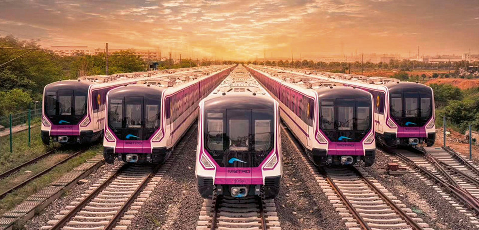 Embedded medium-low speed maglev system