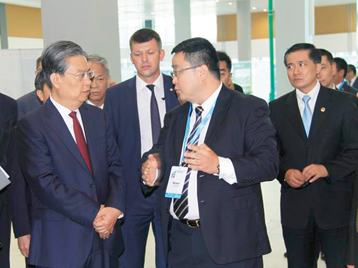  2018年中央政治局常委，中央纪律检查委员会书记赵乐际访问中白工业园